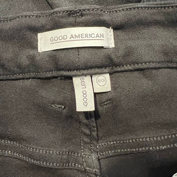 Good American Women’s Good Legs Faux Leather Jeans Size 12 - Picture 5 of 6